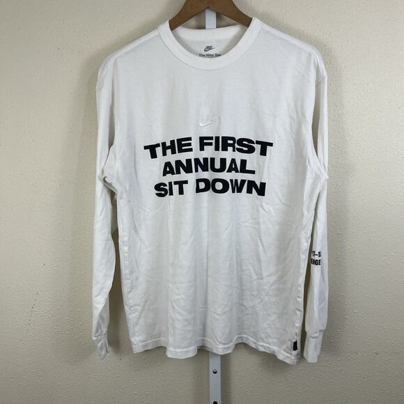 Nike X NOCTA Rare First Annual Sit Down Long Sleeve Tee Mens M Medium Drake - Picture 1 of 11